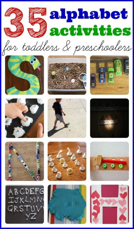 35+ Alphabet Activities for Toddlers & Preschoolers