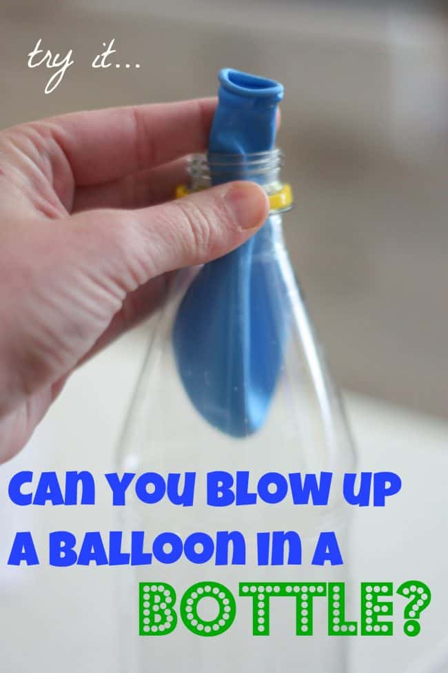 Can-You-Blow-Up-a-Balloon-in-a-Bottle Science Fair Project