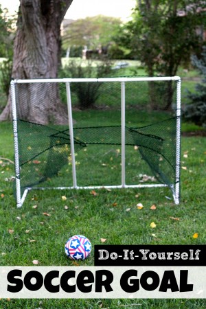 diy soccer goal