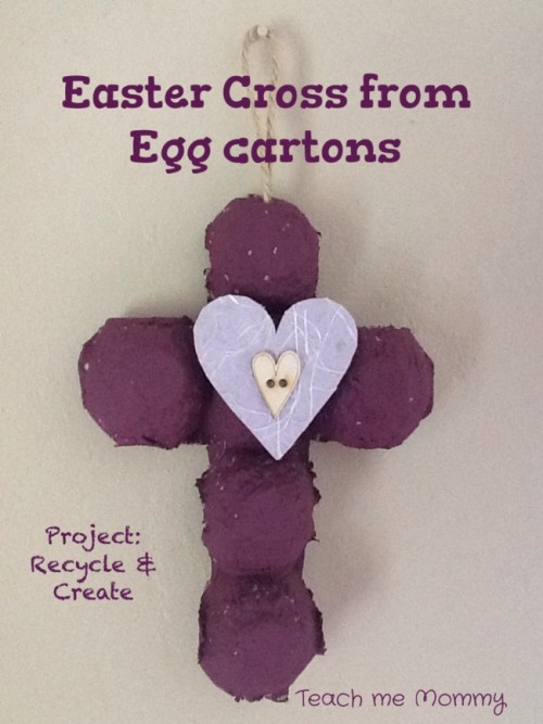 egg carton cross
