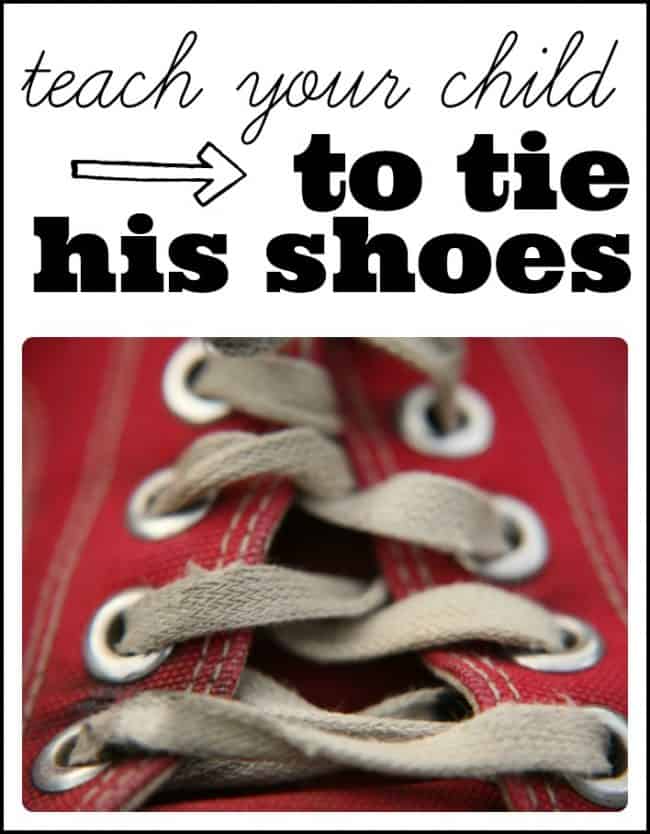 How to Teach Kids To Tie Shoes