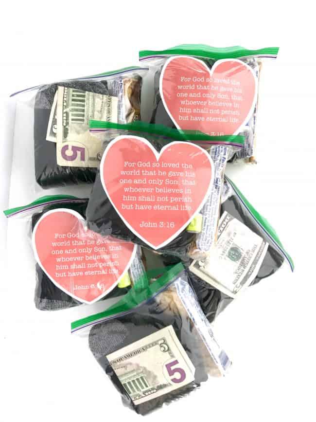 February Mini Blessing Bags