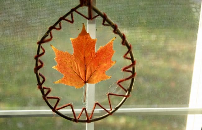 Laced Leaf Suncatchers