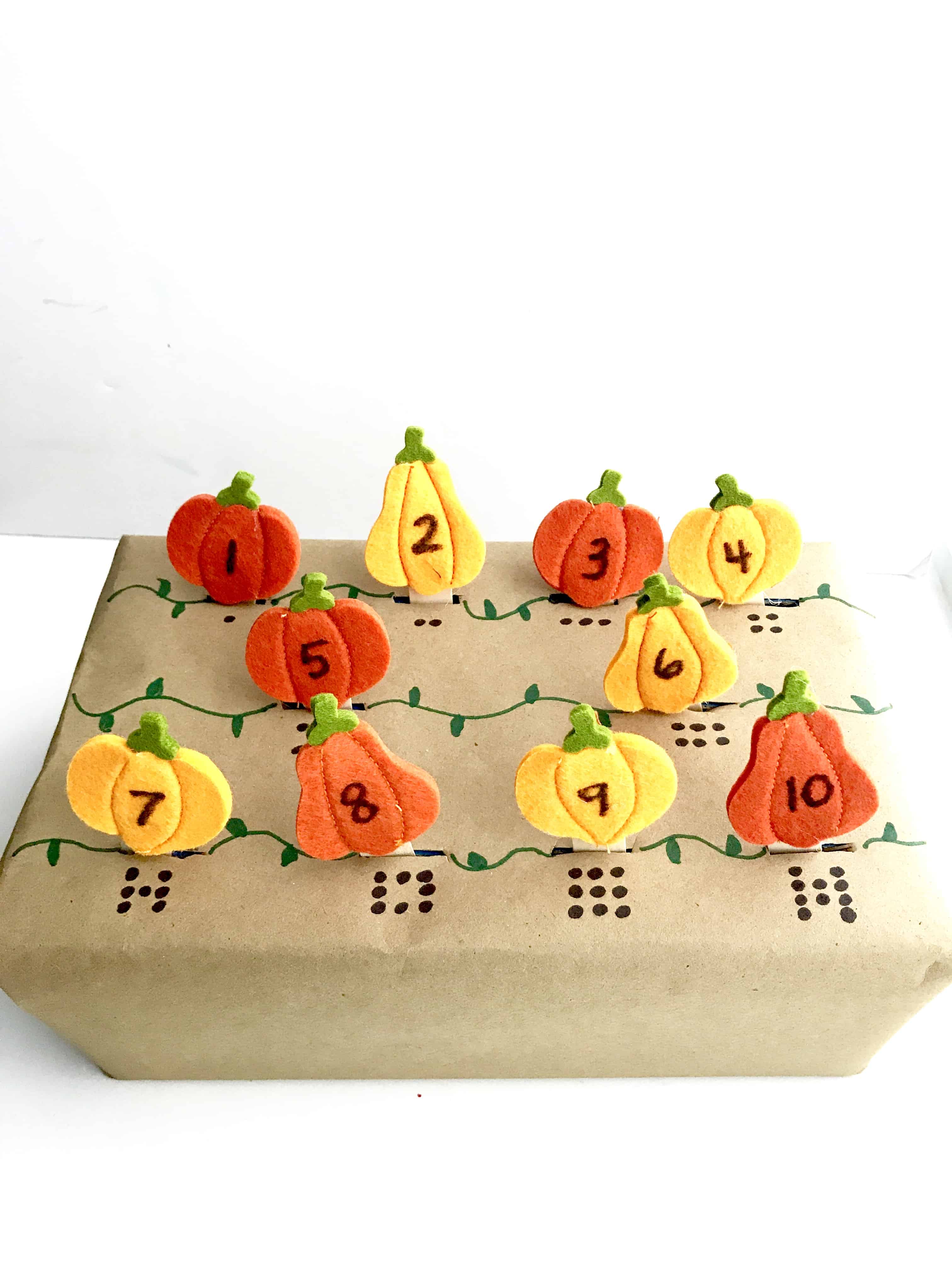 Pumpkin Patch Number Match