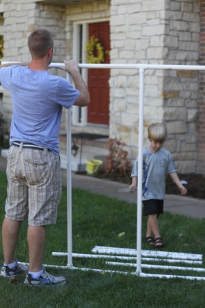 how to make a soccer goal