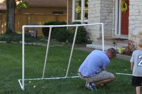 diy soccer goal