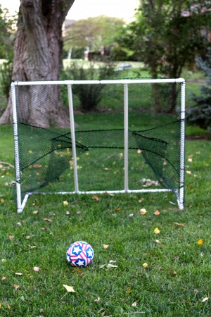 diy soccer goal