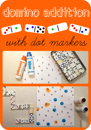 Domino Addition with Dot Markers
