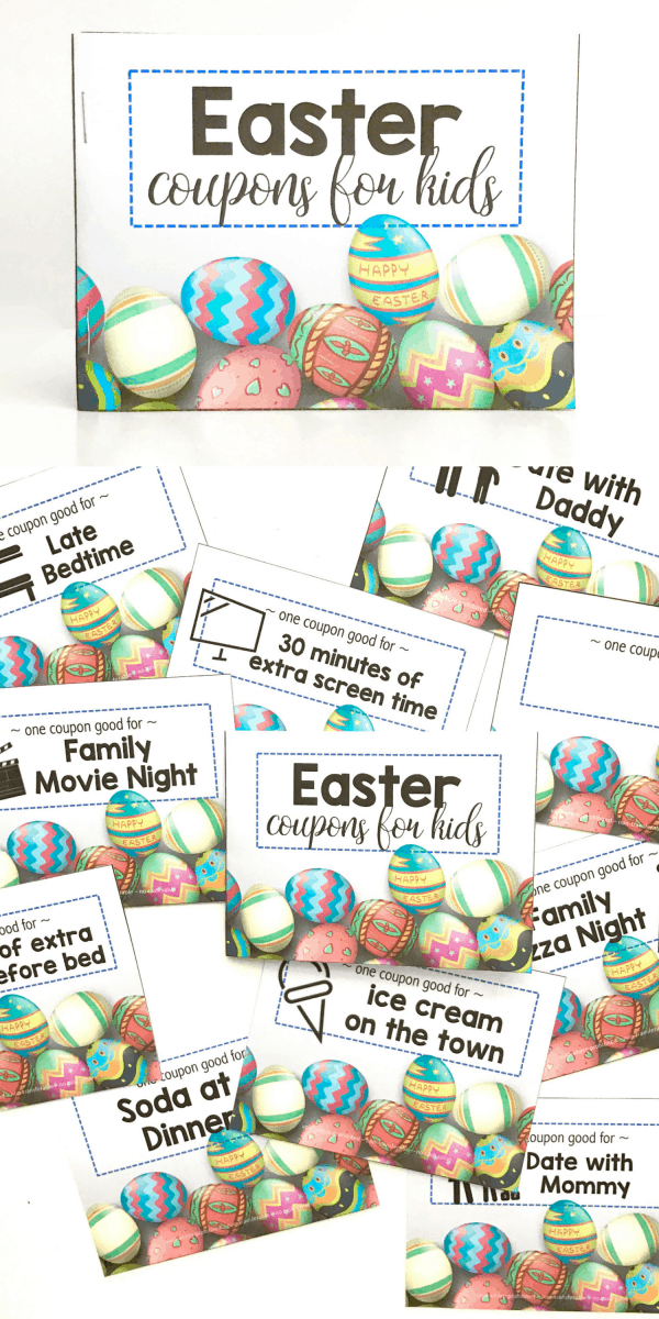 Printable Easter Coupons for Kids