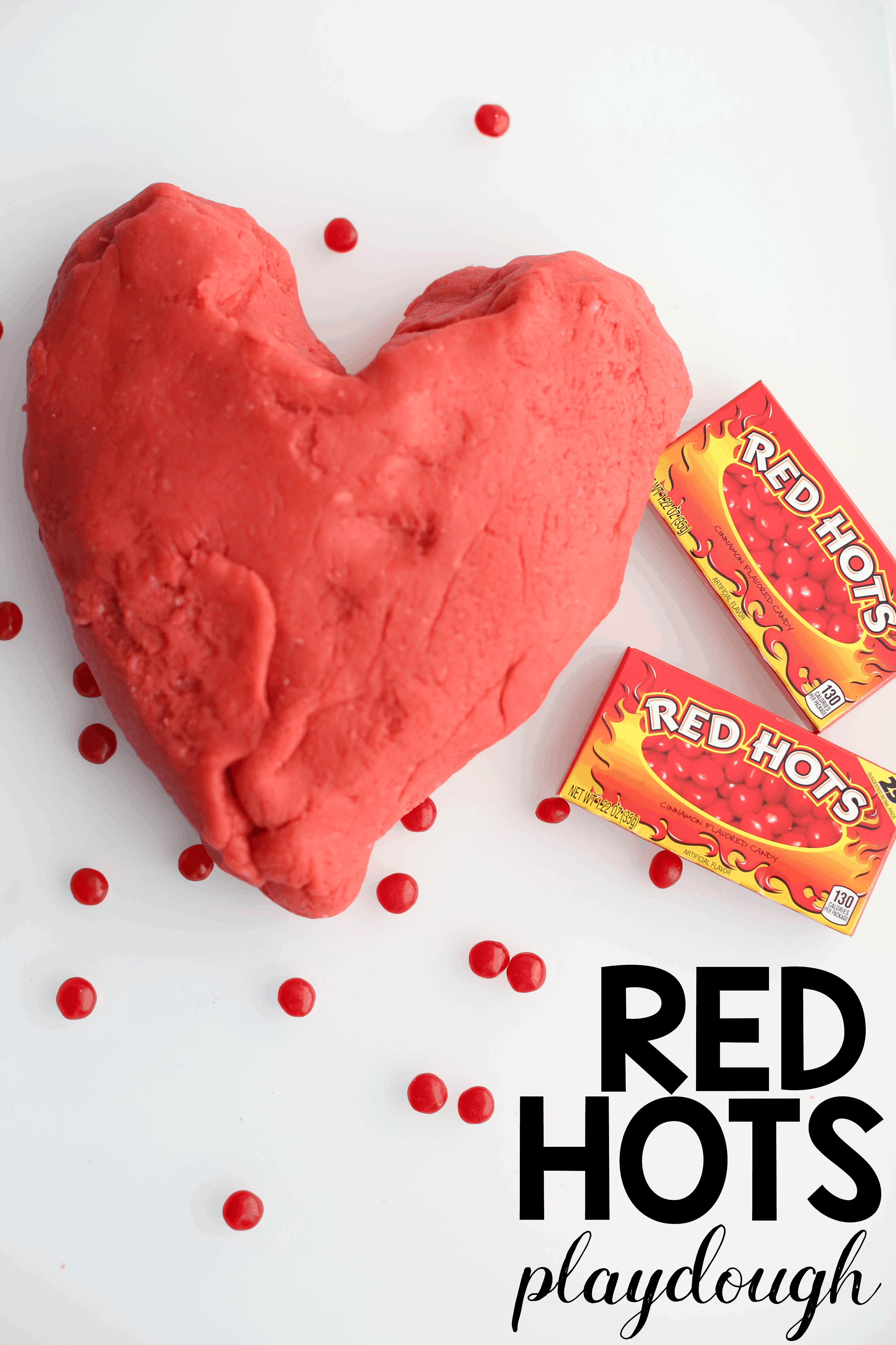 Red Hots Playdough: Playdough made using the Red Hots Candy! So much fun for Valentine's Day!