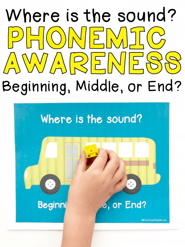 Identifying Beginning, Middle, and Ending Sounds in Words